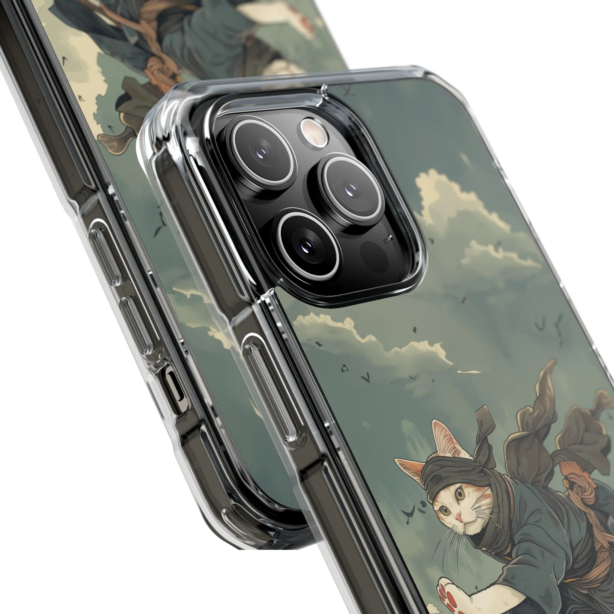 Ninja Feline Stealth Magnetic Clear Case for iPhone Series