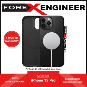 [ONLINE EXCLUSIVE] Nomad Modern Leather Rugged Case for iPhone 13 Pro 6.1" 5G - MagSafe Compatible - Black (Barcode: 856500010625 )