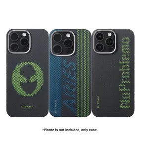 PITAKA Tactile Woven Aries Luminous Case for iPhone 16 Series - Magsafe Compatible