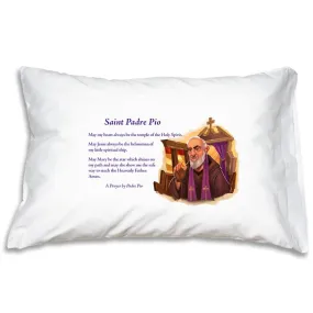 Prayer Pillowcase - Saint Padre Pio