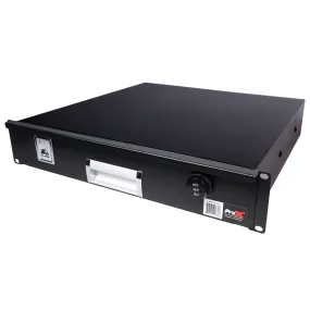 ProX T-2RD-18 MK3 2U Rack Space 18" Depth Rack Mount Drawer for Audio, DJ, and IT Server rack cases.