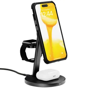 Qi2 Trio Wireless Charge Stand - With 30W Power Supply and 1.2M Cable