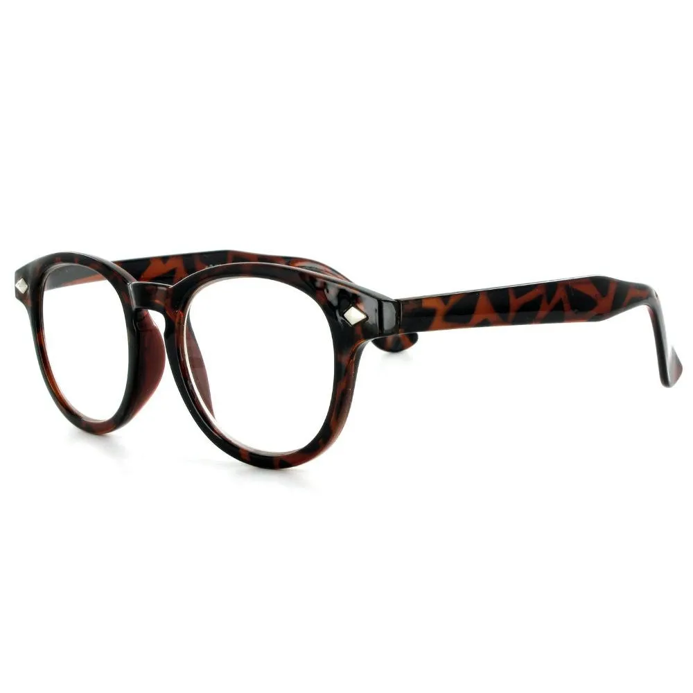 "Waldo R1928" Geek Chic Men's Reading Glasses with Vintage Retro Styling are Fun and Youthful