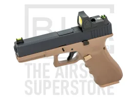 Raven EU17 With BDS GBB Airsoft Pistol - Tan/Black