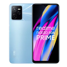 Realme narzo 50A Prime (Flash Blue, 4GB RAM 64GB Storage) FHD  Display | 50MP AI Triple Camera (No Charger Variant)