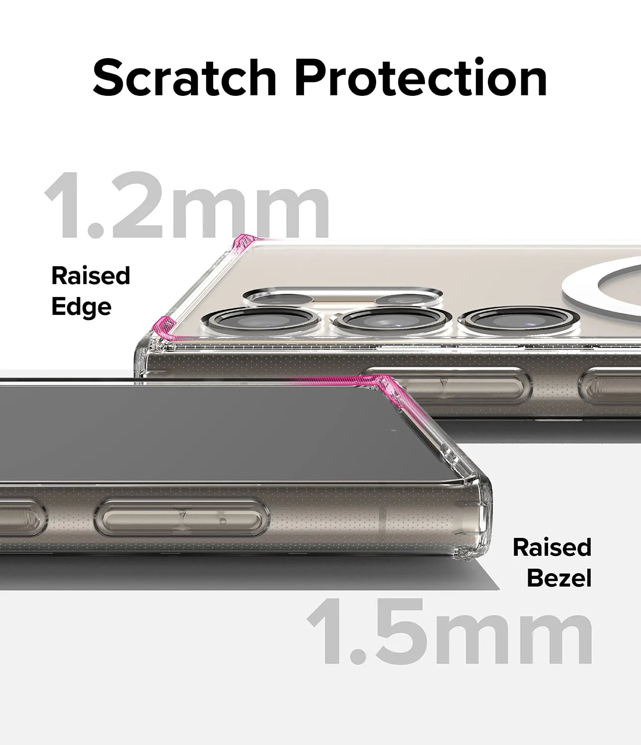 Ringke Samsung Galaxy S24 Ultra Fusion Magnetic Series Case Cover - Clear