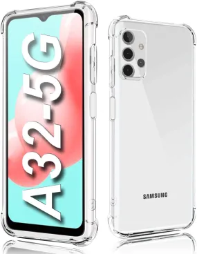 Samsung Galaxy A34 Gel Bumper Rugged Cover - Transparent Clear