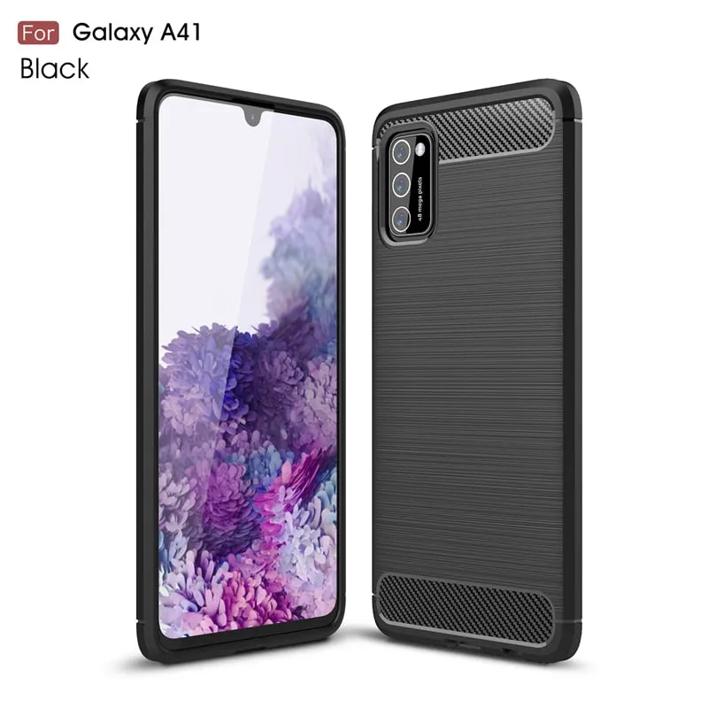 Samsung Galaxy A41 Case For Samsung A41 Soft Armor TPU Bumper Phone Cover For Samsung M31 M21 M30S A71 A51 A41 Phone Case