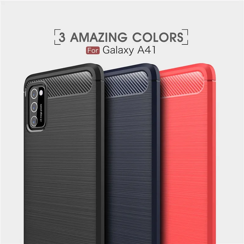 Samsung Galaxy A41 Case For Samsung A41 Soft Armor TPU Bumper Phone Cover For Samsung M31 M21 M30S A71 A51 A41 Phone Case