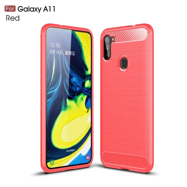 Samsung Galaxy A41 Case For Samsung A41 Soft Armor TPU Bumper Phone Cover For Samsung M31 M21 M30S A71 A51 A41 Phone Case