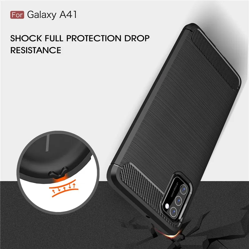 Samsung Galaxy A41 Case For Samsung A41 Soft Armor TPU Bumper Phone Cover For Samsung M31 M21 M30S A71 A51 A41 Phone Case