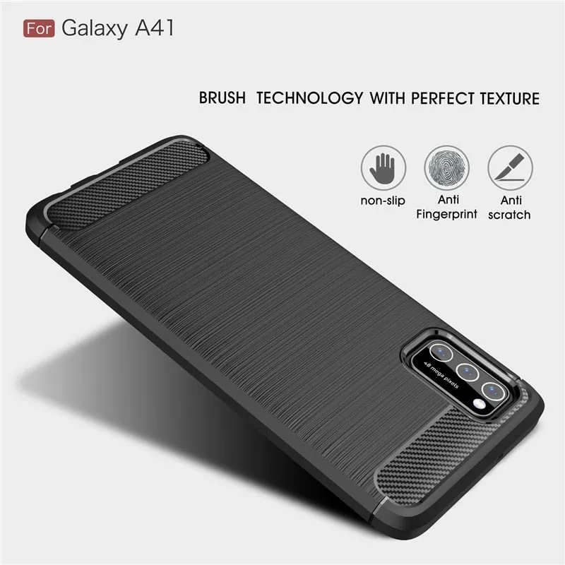 Samsung Galaxy A41 Case For Samsung A41 Soft Armor TPU Bumper Phone Cover For Samsung M31 M21 M30S A71 A51 A41 Phone Case