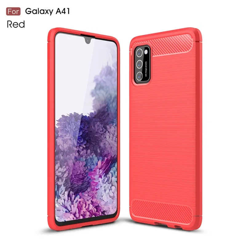 Samsung Galaxy A41 Case For Samsung A41 Soft Armor TPU Bumper Phone Cover For Samsung M31 M21 M30S A71 A51 A41 Phone Case