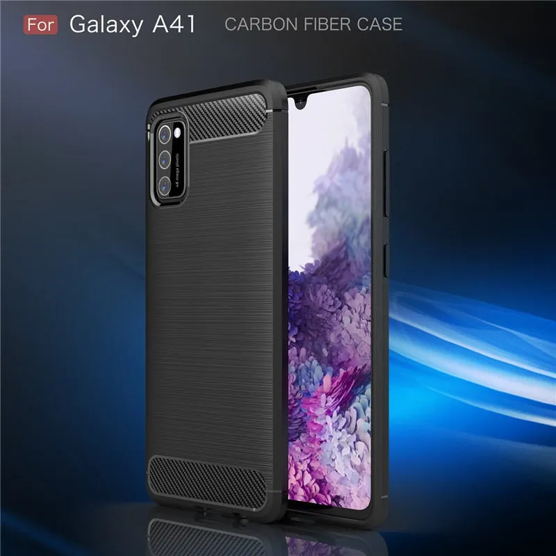 Samsung Galaxy A41 Case For Samsung A41 Soft Armor TPU Bumper Phone Cover For Samsung M31 M21 M30S A71 A51 A41 Phone Case