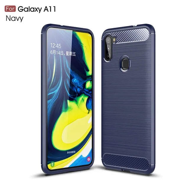 Samsung Galaxy A41 Case For Samsung A41 Soft Armor TPU Bumper Phone Cover For Samsung M31 M21 M30S A71 A51 A41 Phone Case