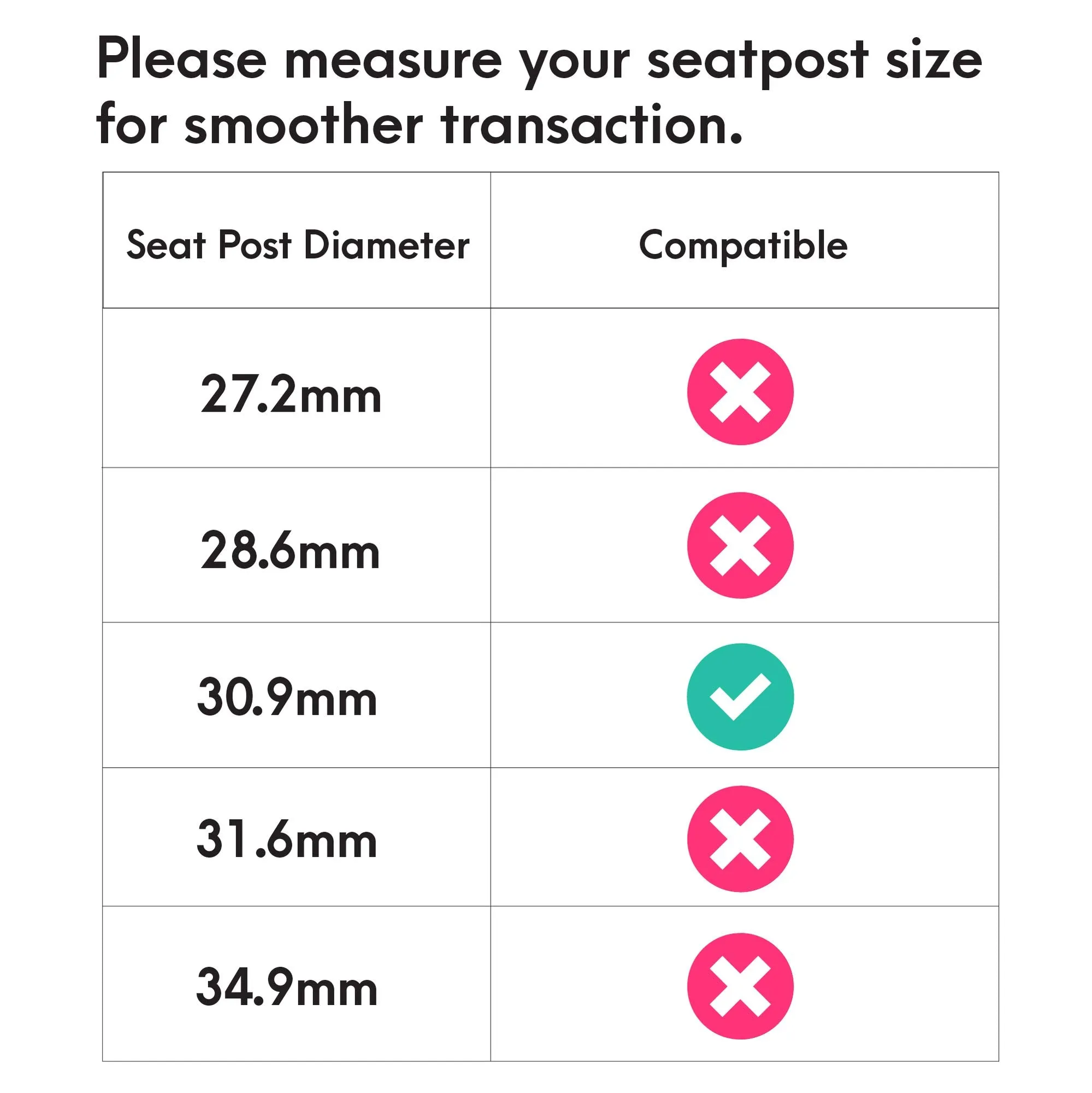 Satori Harmony Road Mountain Bike Suspension Seatpost 30.9x350mm & 40mm Travel