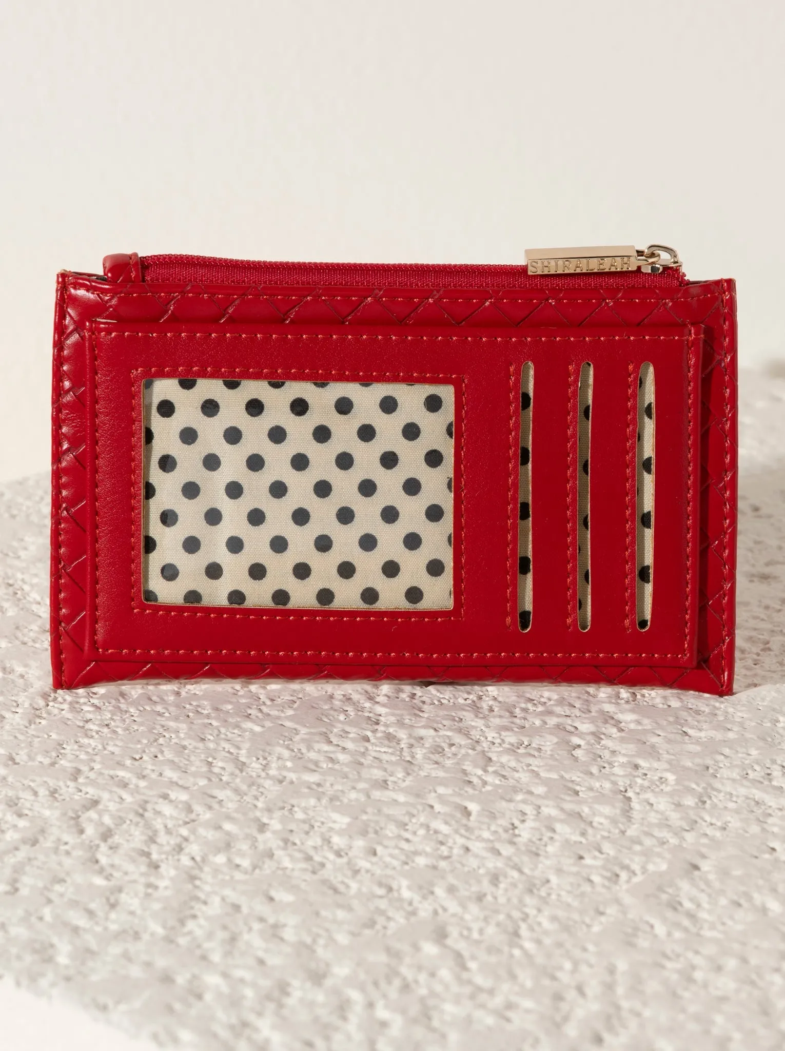 Shiraleah Frankie Card Case, Red