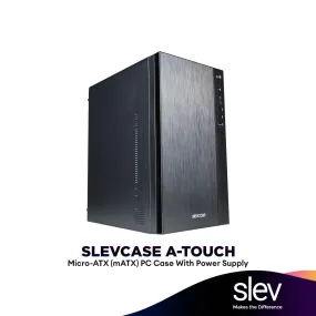 SLEVCASE A-Touch Micro ATX (mATX) PC Casing | Pre-Installed 380W Power Supply