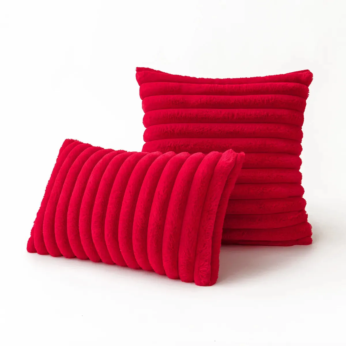 Soft Plush Pillow Case - Cozy Cushion Cover for Sofa & Bed