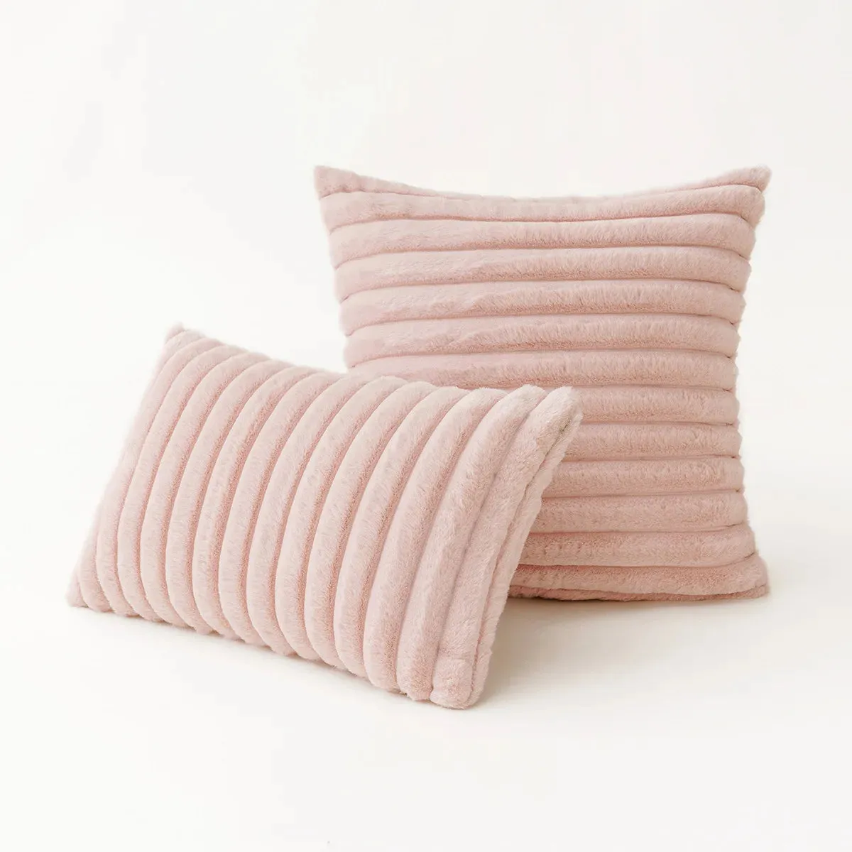 Soft Plush Pillow Case - Cozy Cushion Cover for Sofa & Bed