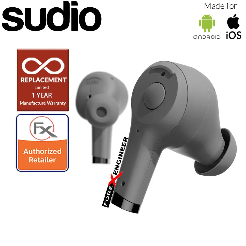 Sudio ETT Wireless Earbuds with  Environmental Noise-Canceling Microphones ( Black ) ( Barcode : 7350071382400 )