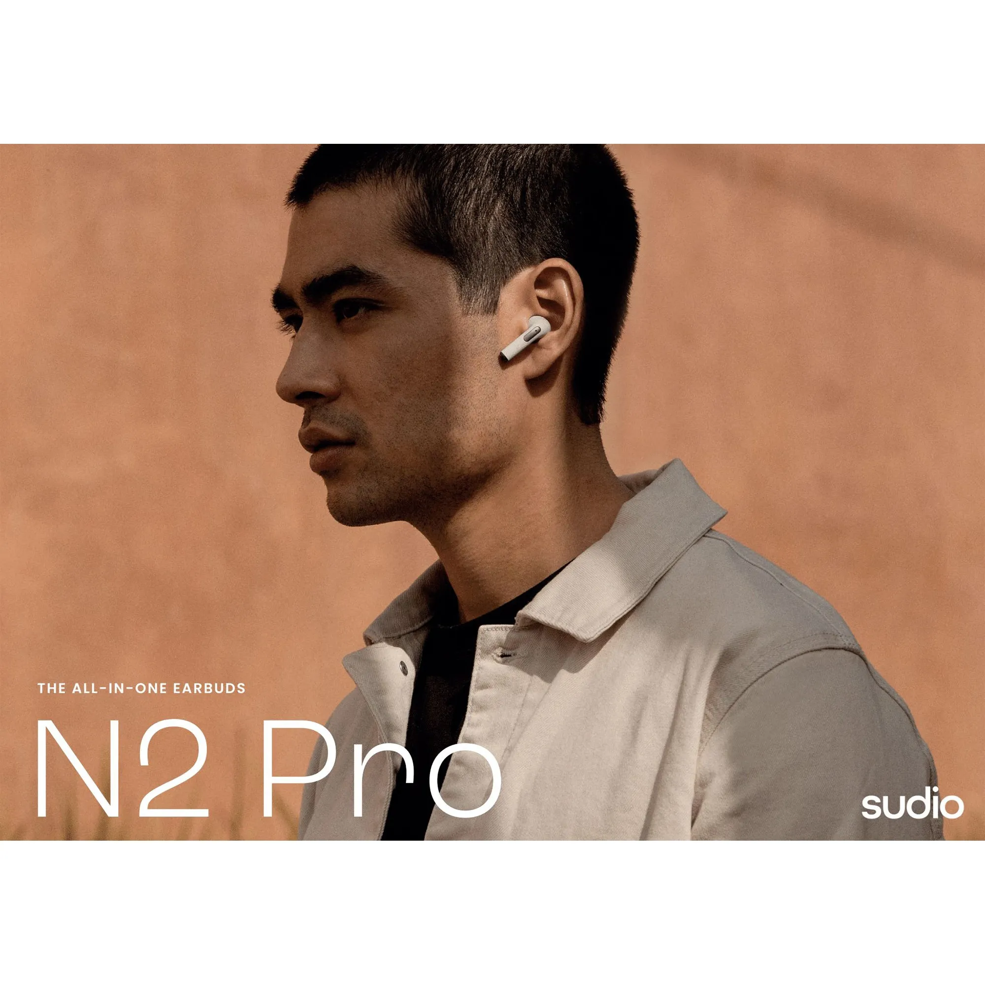 Sudio N2 Pro - Wireless Earbuds with Active Noise Cancelling IPX4 Water Resistant - Blue