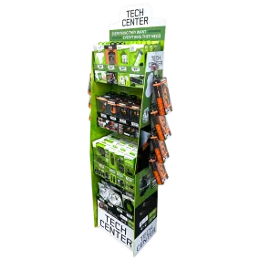 Tech Gift Floor Display Assortment Floor Display - 62 Pieces Per Retail Ready Display 88495