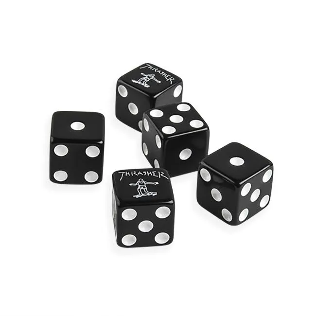 Thrasher - Dice Set Black