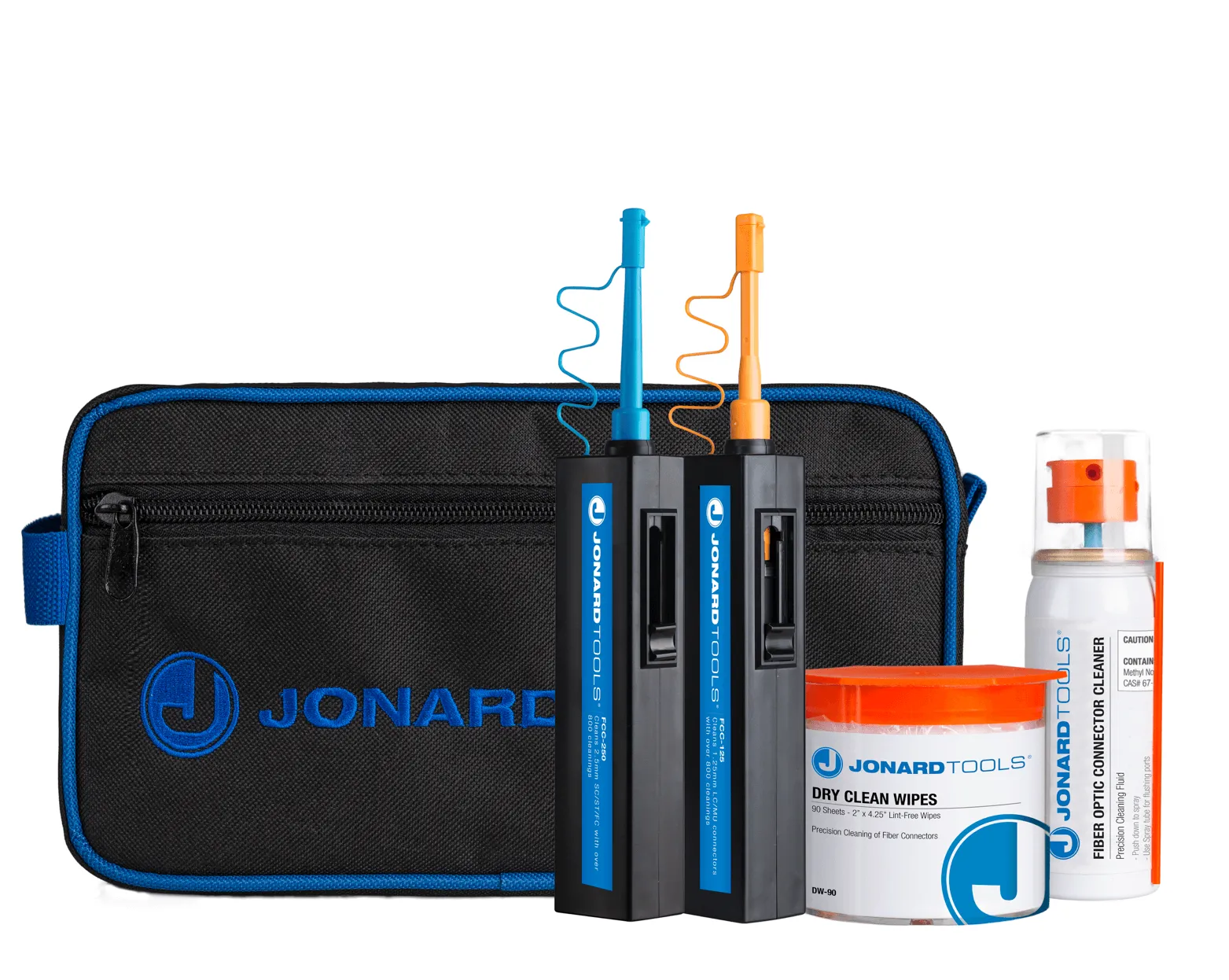 TK-182: Fiber Optic Connector Cleaning Kit, Jonard