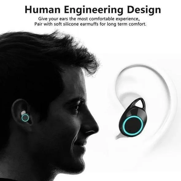 Touch Control Bluetooth Headset With Power Box