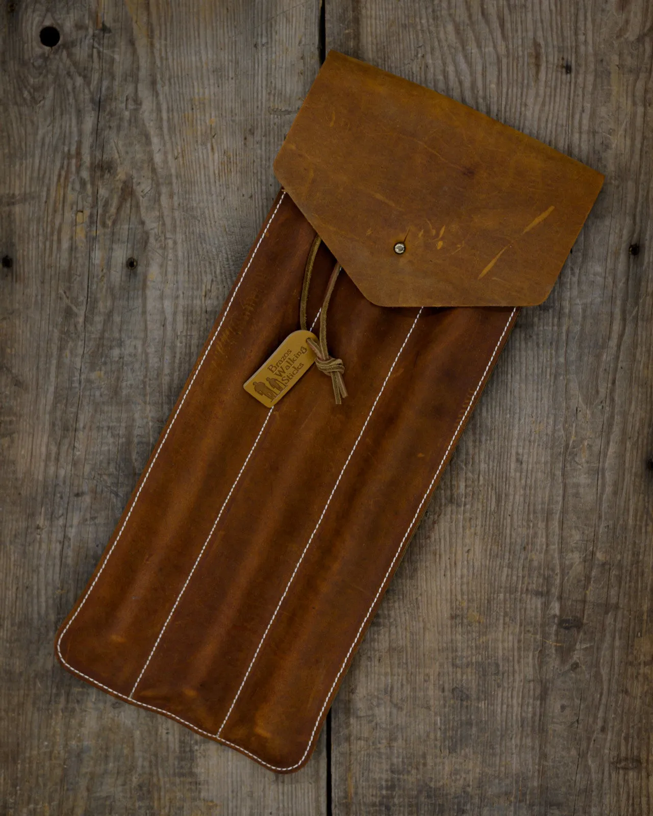 Traveler's Stick Leather Case