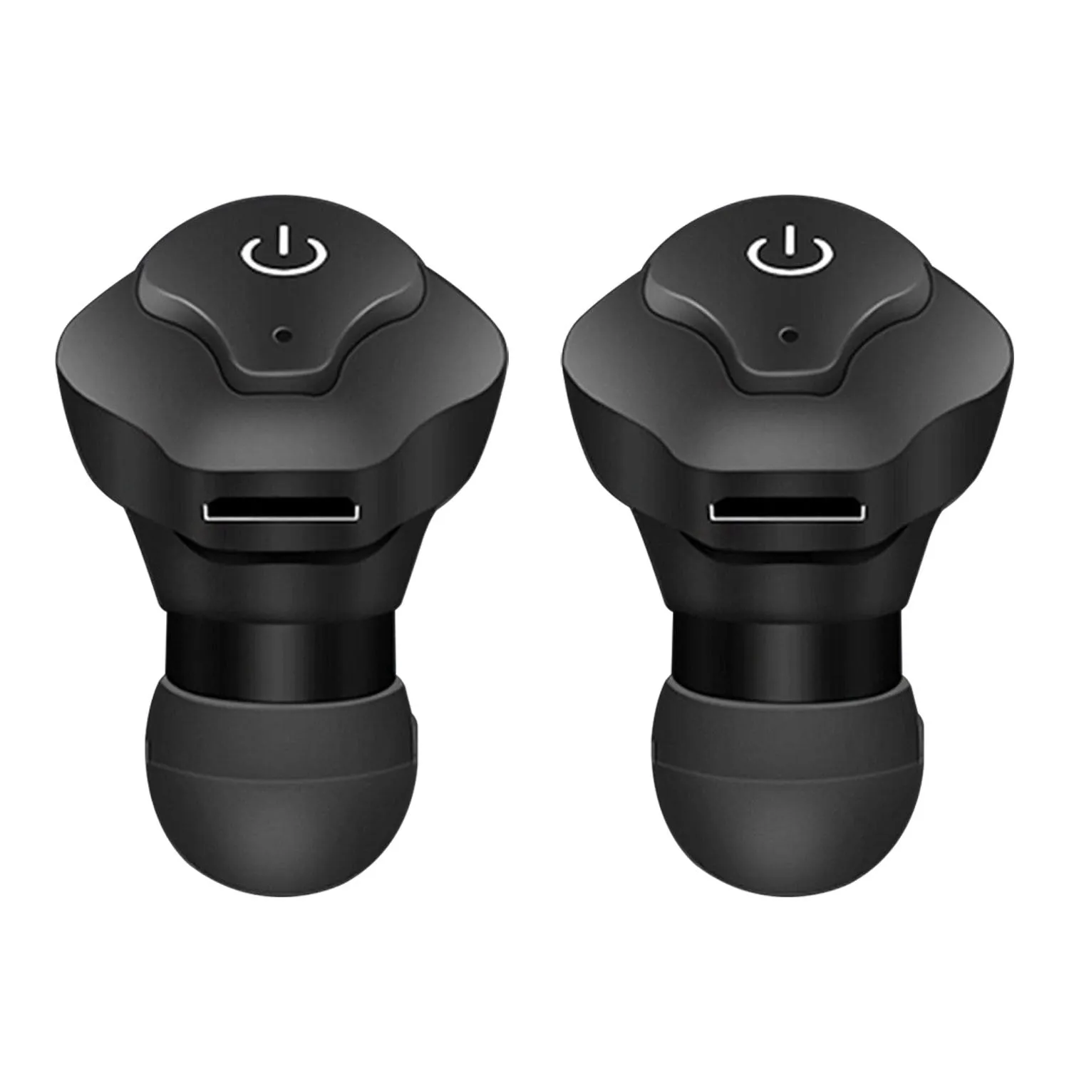 True Wireless Earbuds CSR V4.2 In-ear Stereo Headsets IP44 Waterproof Apt-X TWS Headphones Noise Cancelling