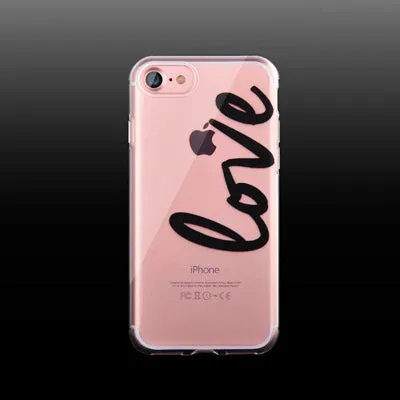 Unique Fashion Portuguese Words Case For iPhone 7 Transparent TPU Soft Cover For iPhone7 Plus 6 6S 5S Clear Silicone Rubber Capa