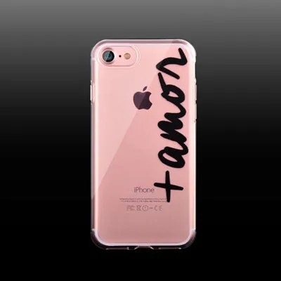 Unique Fashion Portuguese Words Case For iPhone 7 Transparent TPU Soft Cover For iPhone7 Plus 6 6S 5S Clear Silicone Rubber Capa