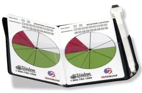 Volleyball Dual Rotation Locator