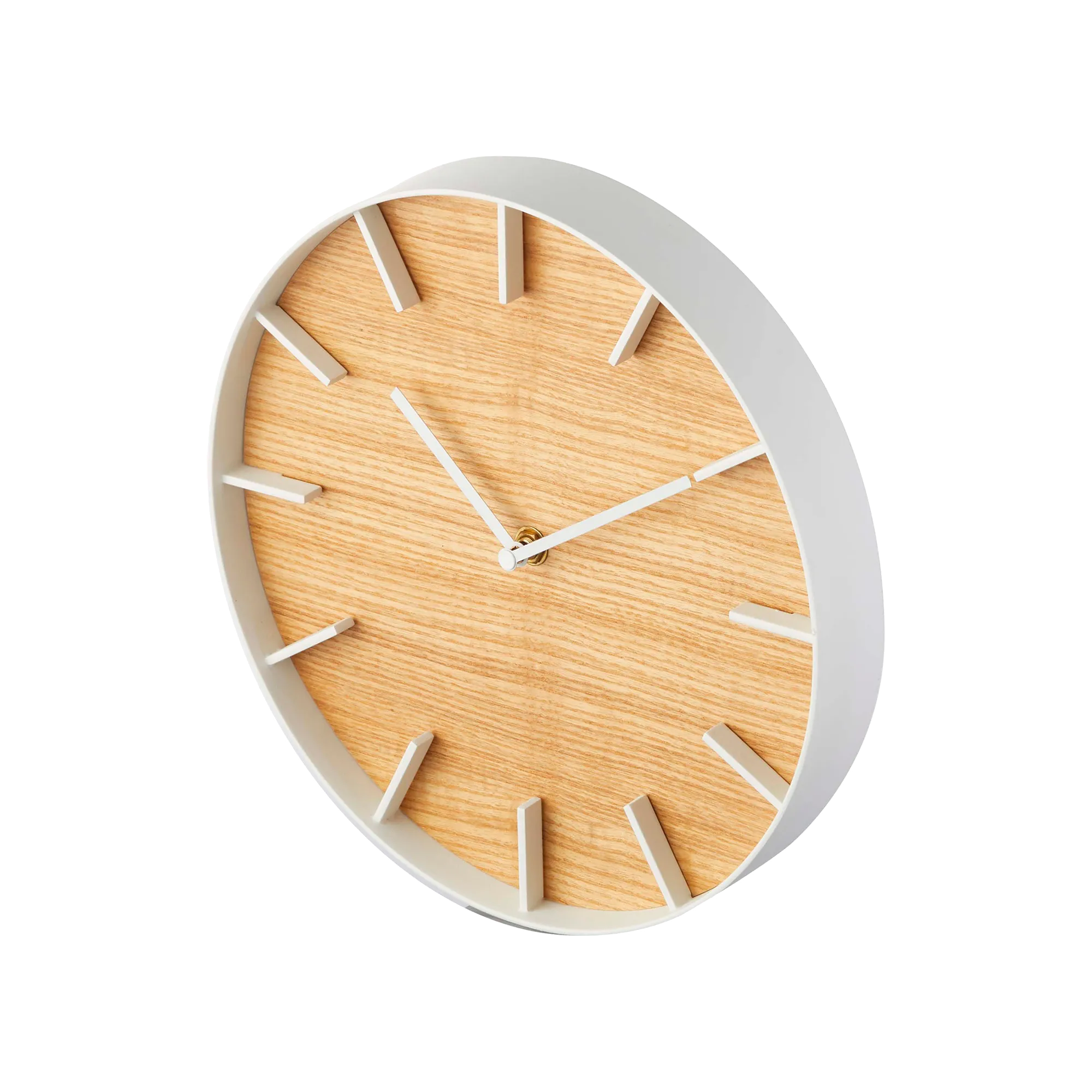 Wall Clock - Steel   Wood