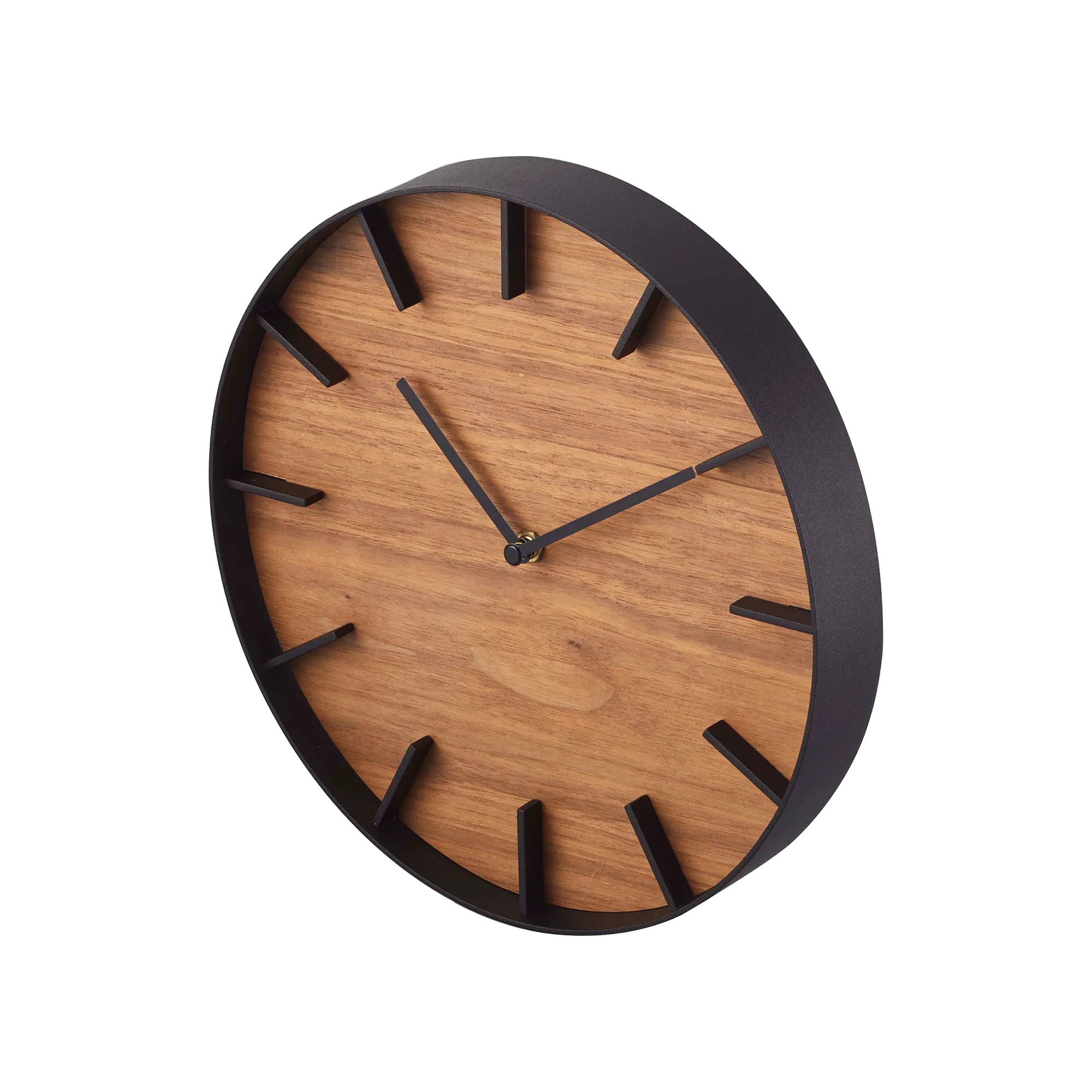 Wall Clock - Steel   Wood