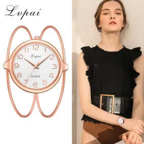 Women Fashion Luxury Watch Bracelet Quartz Dress Watches Rose Gold Small And Exquisite Lvpai Brand Ladies Casual Clock LP353